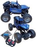 Autko Zdalnie Sterowane MONSTER TRUCK METAL LED RC blue #A1