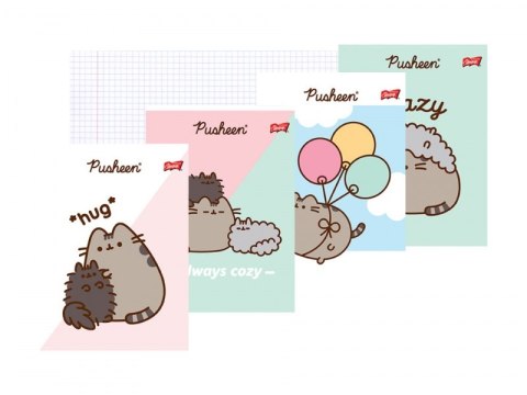 Zeszyt w kratkę A5 32 kartkowy Kotek Pusheen The Cat